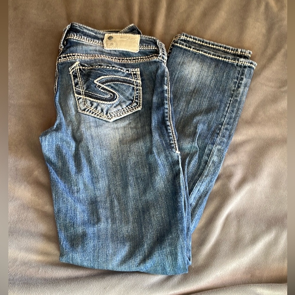 Silver Jeans Suki Straight 28x32